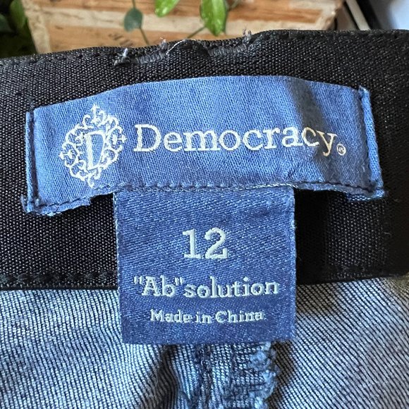 Gently Worn but Lovingly Cared For Distressed Democracy "Ab" Solution Jeans - Picture 12 of 13